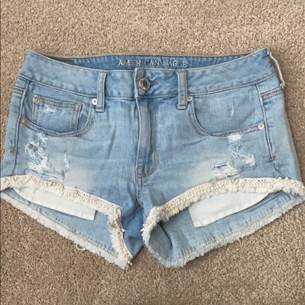 American Eagle Jean Shorts with Design